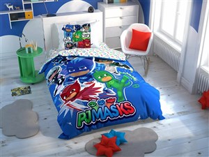 Taç 3607 Pj Masks Hero Tek Kişilik Nevresim Takımı