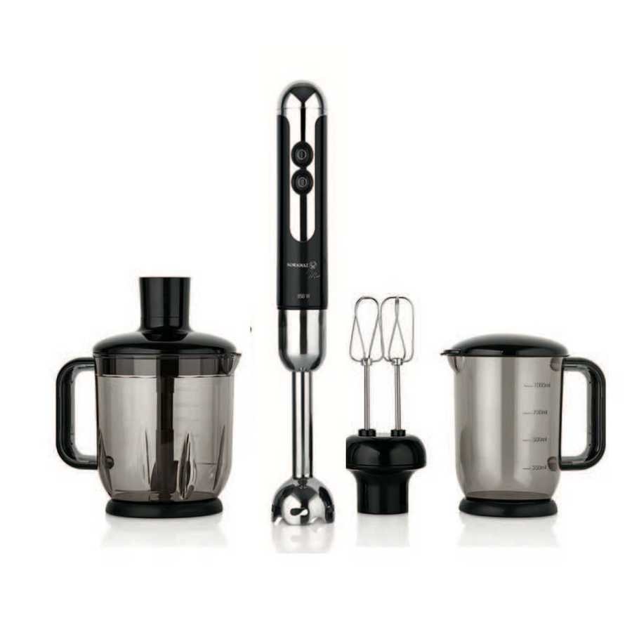 Korkmaz A447-12 Mia Mega Blender Set Siyah/Krom 