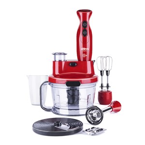 Stilevs SGH22041 Mago Pro El Blender Seti - Kırmızı&Siyah